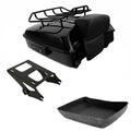 Chopped Trunk Backrest Pad Luggage Rack Mount Fit For Harley Road Glide 14-2026