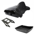 Chopped Trunk Backrest Mount Fit For Harley Touring Street Road Glide 2014-2026