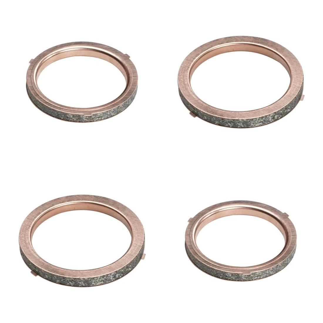 4PCS Exhuast Pipe Gasket For Suzuki RM-Z250 RMZ250 2007-2009 RM-Z 250