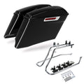 4" Stretched Hard Saddlebags Speaker Lids Bracket Fit For Harley Softail 1984-17
