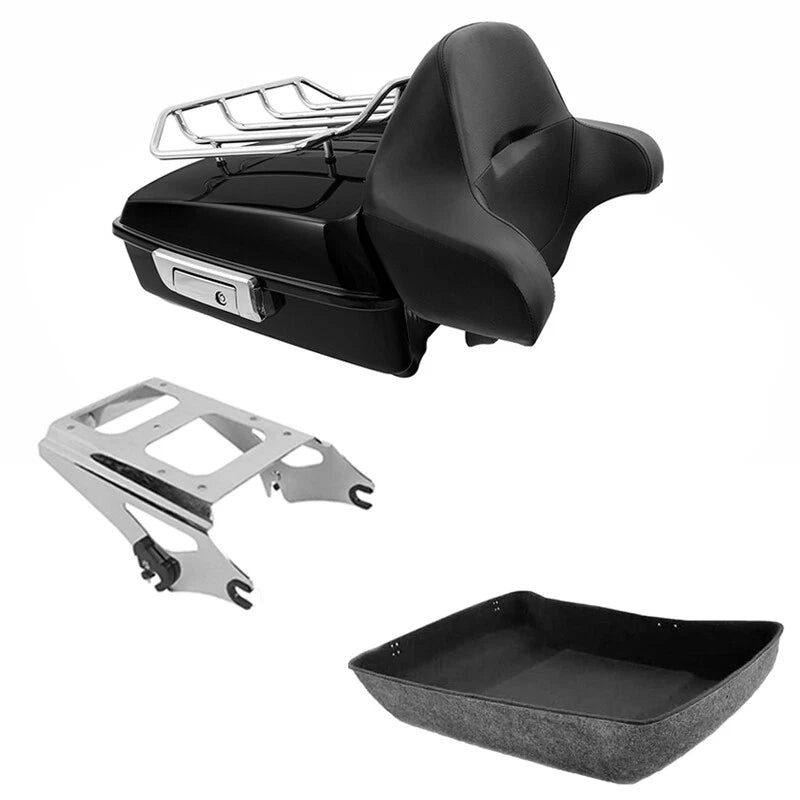Chopped Luggage Trunk Mount Fit For Harley Touring Electra Glide 2009-2013