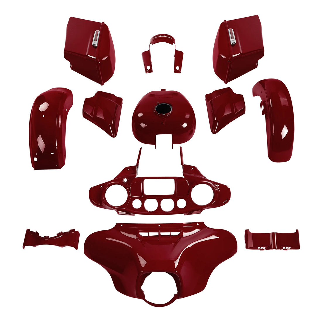 Fairing Body Kit Fit For Harley Street Glide Special 2014-2024 2018 Billiard Red