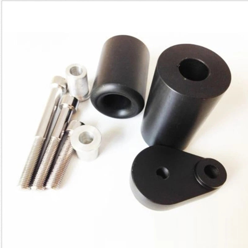 Fit For 2007 2008 Kawasaki Ninja ZX6R ZX600P Frame Sliders Crash Protector Black