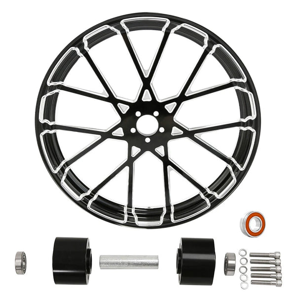 21x3.5" Front Wheel Rim Dual Disc Hub Fit For Harley Electra Glide 1997-2021 ABS