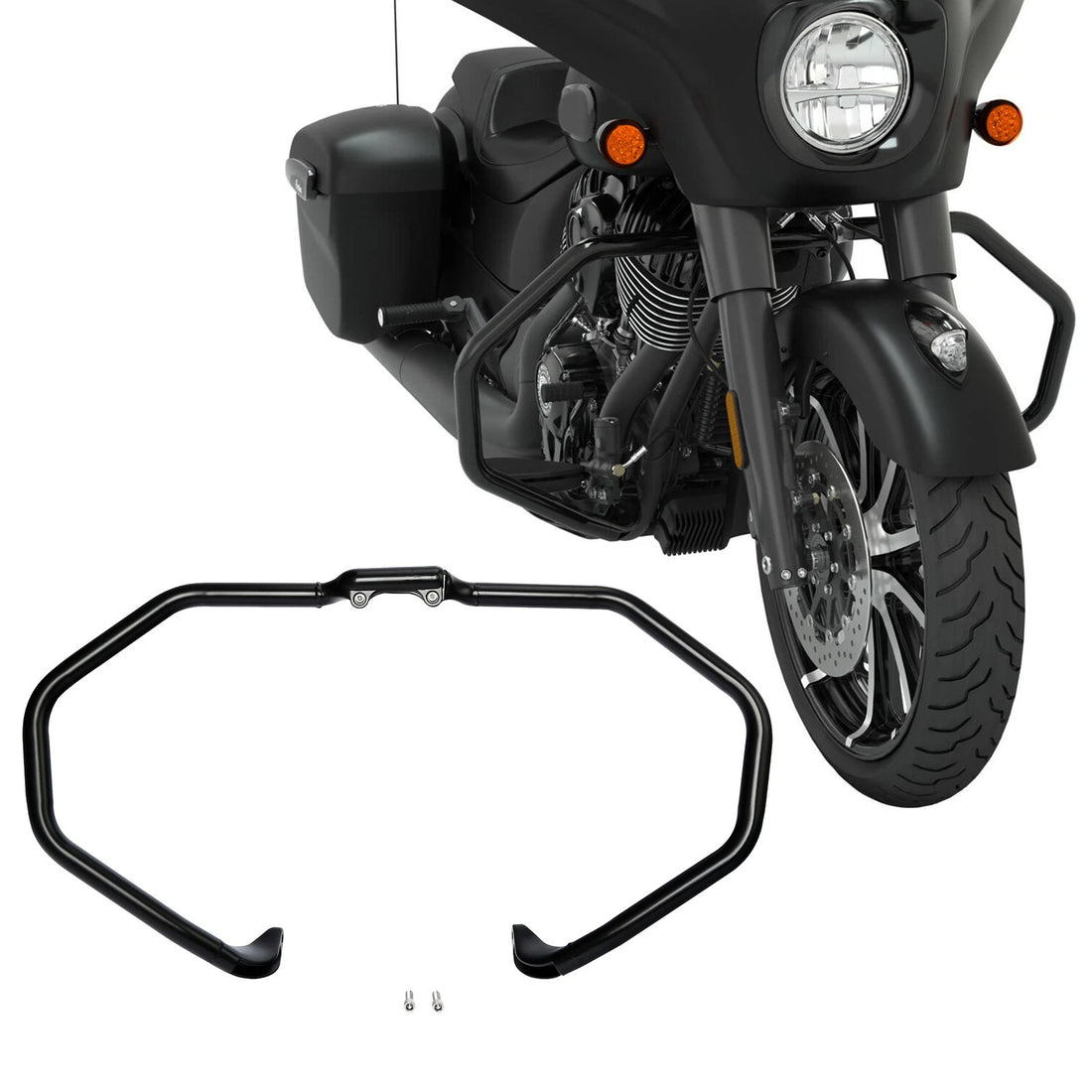 Front Engine Guard Highway Bar Fit For Indian Chieftain Dark Horse 2016-2018