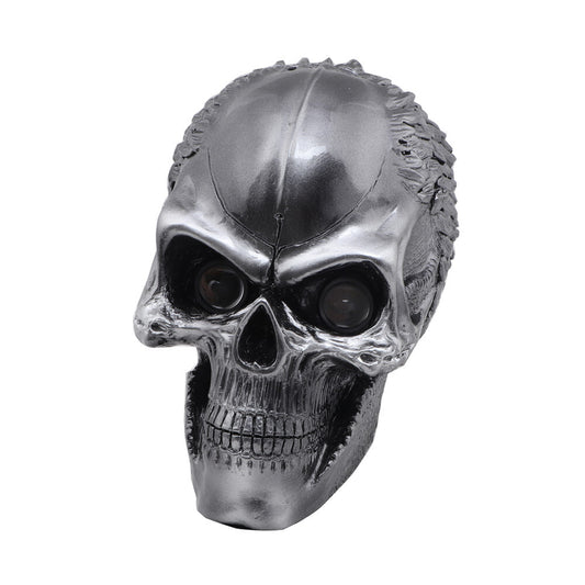 Motorcycle LED Retro Skull Headlight Lamp For Harley Choppers Cruiser Custom