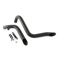 Black Dual Pipes Exhaust Fit For Harley Street Glide Softail Dyna Sportster XL