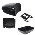 Black King Trunk Luggage Mount Rack Base Plate Fit For Harley Touring 2014-2026
