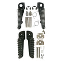 Front Rear Footpegs Footrest Fit For Kawasaki Ninja ZX9R 98-2003 650R ER6F 06-13