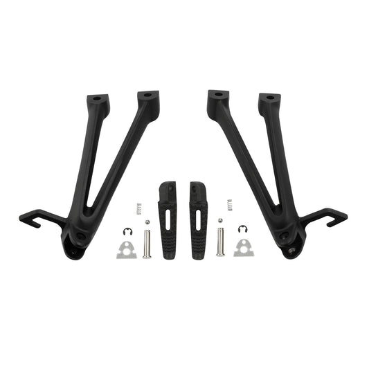Passenger Footrests Footpegs Bracket Mount Fit For Suzuki GSXR600 GSXR750 06-07