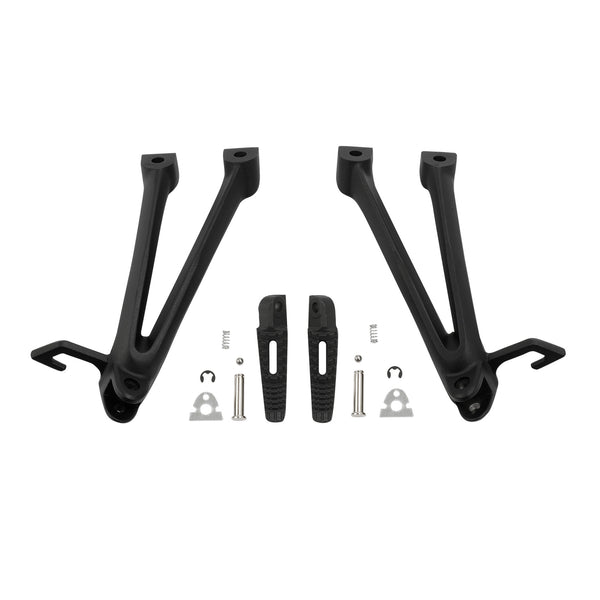 Passenger Footrests Footpegs Bracket Mount Fit For Suzuki GSXR600 GSXR750 06-07