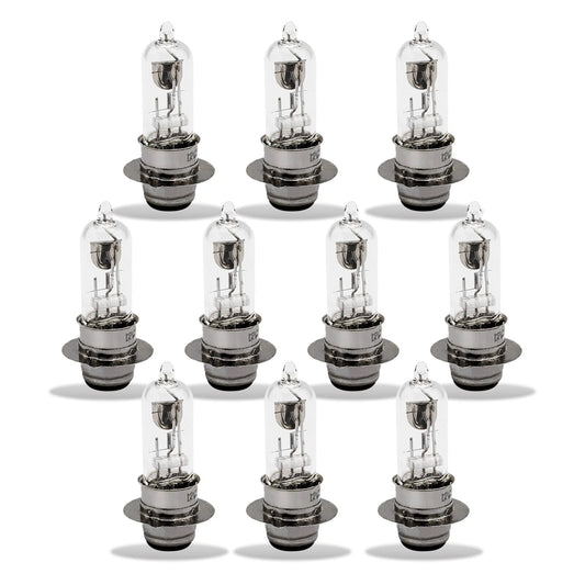 10 12V 35/35w Pointy Scooter Light Bulbs 50cc 150cc 250cc Znen Jonway Tank Baron