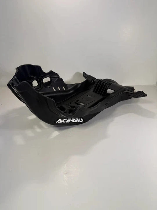 Acerbis 2895600001 Plastic Offroad Skid Plate with Linkage Guard Black