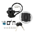 Fuel Gas Ignition Switch Keys Seat Lock Fit For Kawasaki Ninja 400 2018-2024 23