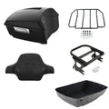 Matte King Trunk Luggage Backrest Mount Rack Fit For Harley Electra Glide '97-08