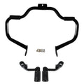 Mustache Engine Guard Bar & Highway Footpegs Fit For Harley Softail Fatboy 00-17