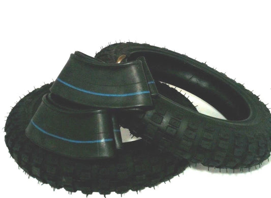2) HD Tires 2) Tubes 2.50-10 2.50X10 Curved For Yamaha PW50 PW-50 PW 10" 50 50CC