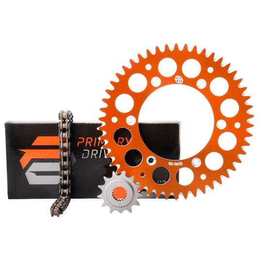 Primary Drive 1437620196-d1804e Chain & Sprocket Kit - Aluminum Rear/O-Ring