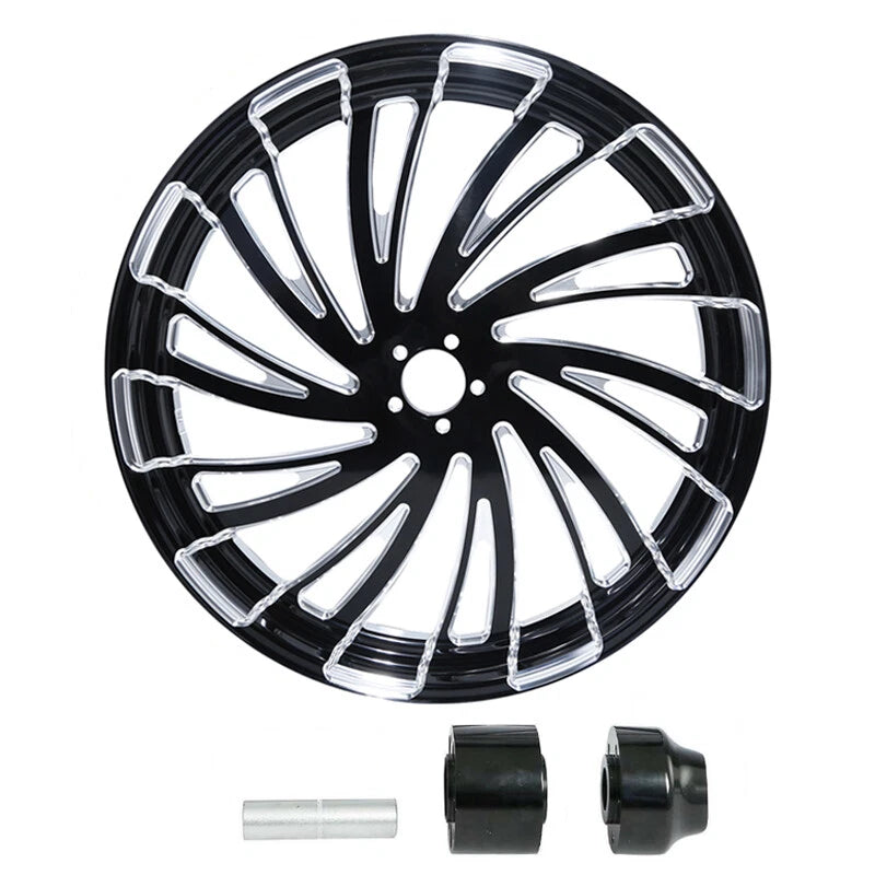 23" x 3.5" Front Wheel Rim Single Disc Hub Fit For Harley Electra Glide 1997-21