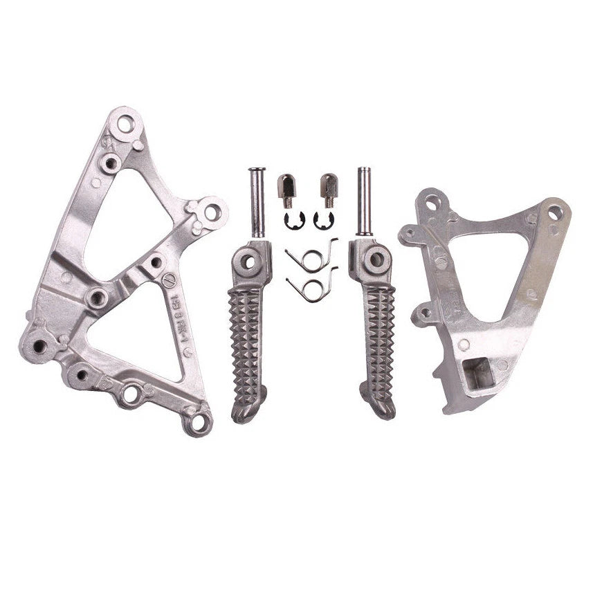 Front Driver Footrests Footpegs Bracket Fit For Yamaha Yzf R1 YZF-R1 2009-2014
