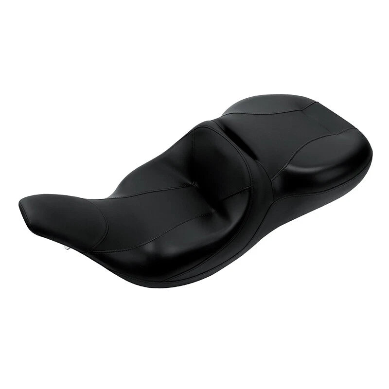 Black Driver Passenger Seat Fit For Harley Touring Electra Glide FLHT 1997-2007