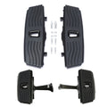 Black Driver Passenger Floorboard Fit For Harley Cvo Street Road Glide 23-25 24