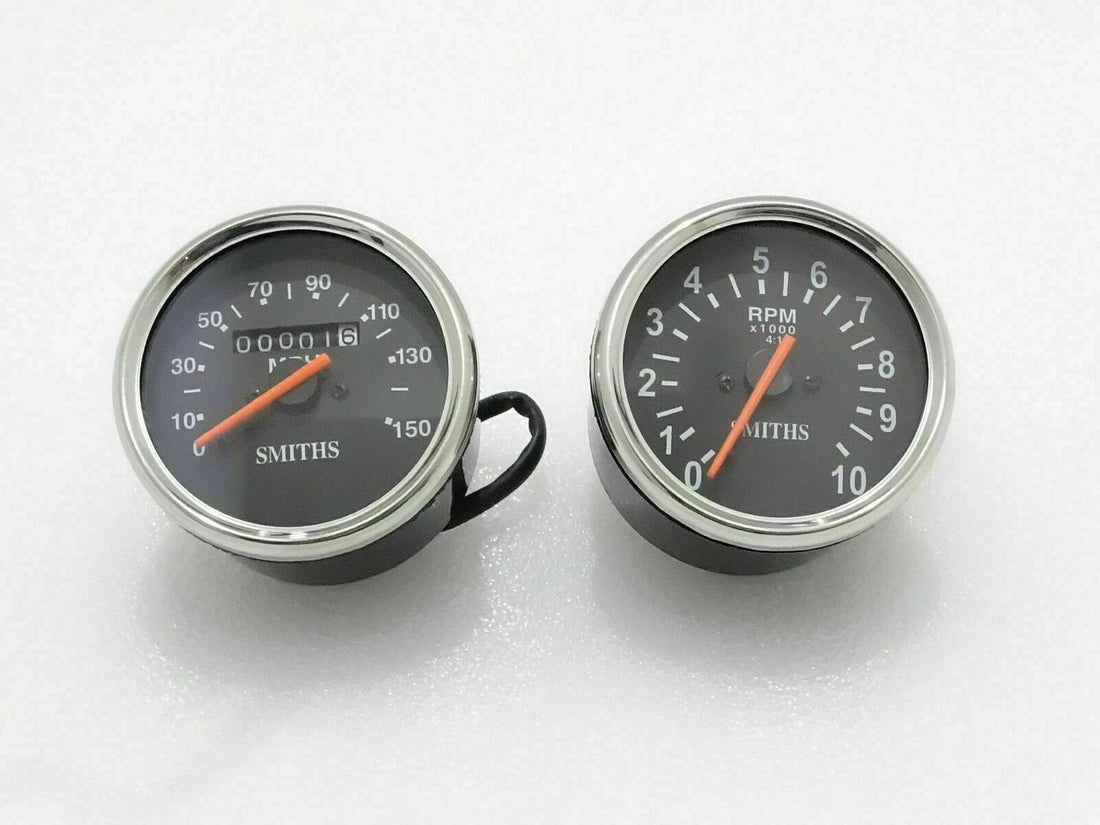 For Smith Speedometer 0-150MPH Rpm Tachometer For BSA Triumph Norton Ajs