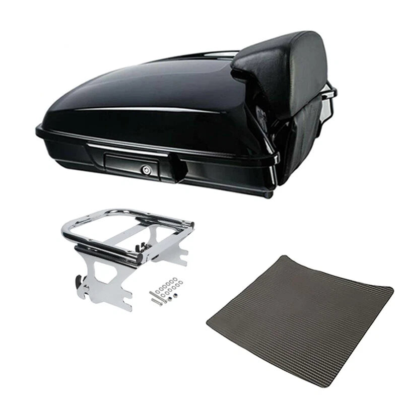 Razor Trunk Backrest Mount Rack Fit For Harley Touring Road King 1997-08