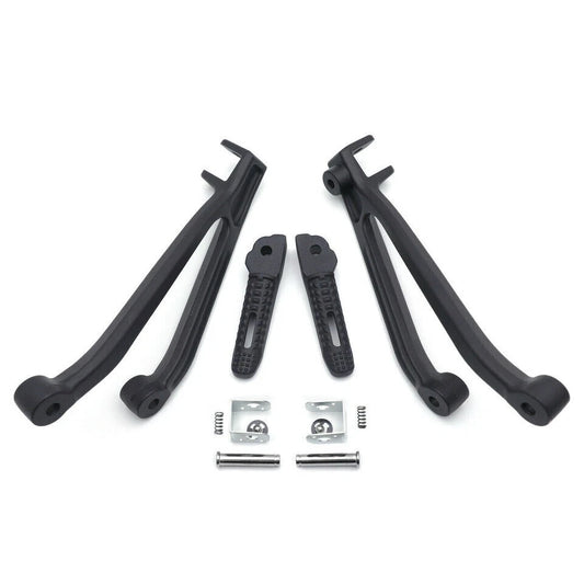 Rear Passenger Foot Pegs Bracket Black Fit for BMW S1000R S1000RR 2009 2010-2018