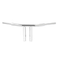 Chrome 10" Rise T-Bar 1.5" Handlebar Fit For Harley Softail Deluxe Fat Bob 18-24