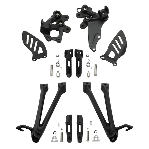 Driver Passenger Footrests Bracket Kit Fit For Suzuki GSXR600 GSXR750 2006-2007