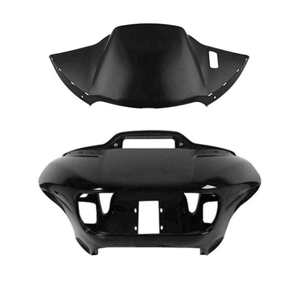 Vivid Black Inner & Outer Fairings Air Duct Fit For Harley Road Glide 2015-2024