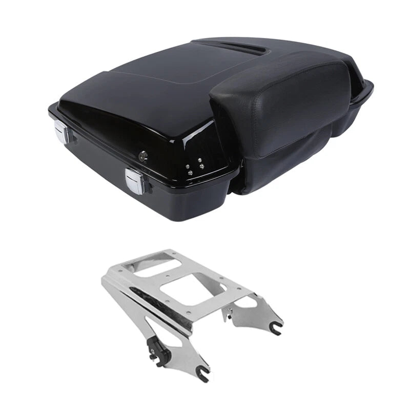 Razor Trunk Backrest Rack For Harley Touring Street Glide Flht 2009-2013