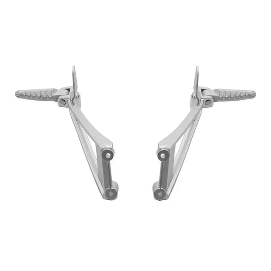 Fit For 2020-2024 2025 Aprilia RS660 New Passenger Rear Foot Pegs Bracket Silver