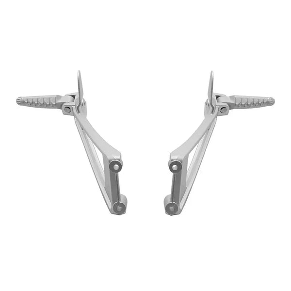 Fit For 2020-2024 2025 Aprilia RS660 New Passenger Rear Foot Pegs Bracket Silver