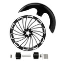 21" Front Fender Wheel Rim Dual Disc Hub Fit For Harley Electra Glide 2008-2024