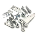 Fit for 2006-2009 2010 Suzuki GSXR600 GSXR750 Silver Front Foot Pegs Bracket Kit