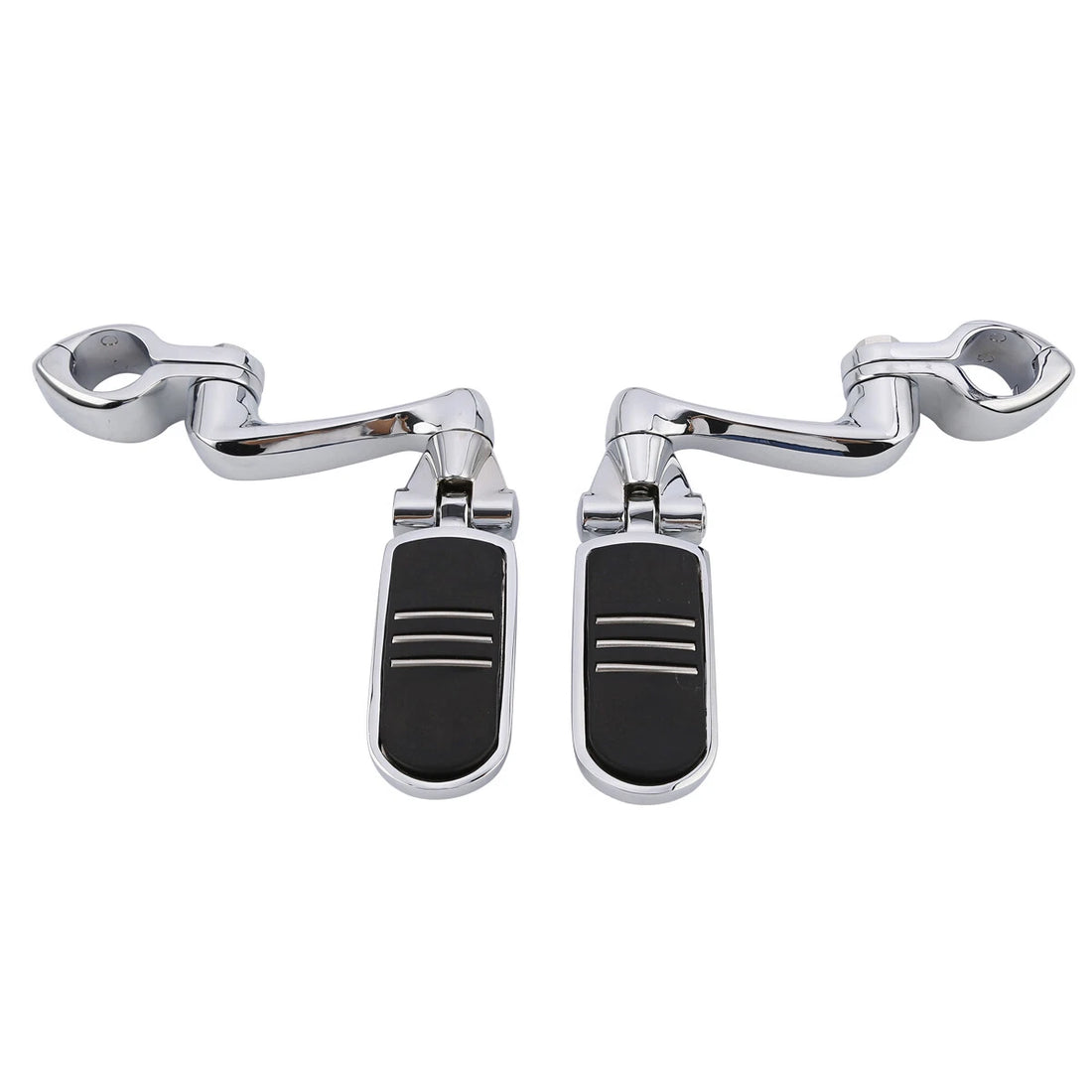 360 Adjustable Footpeg Peg Mount 1 1/4" Highway Bar Fit For Harley Electra Glide