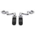 360 Adjustable Footpeg Peg Mount 1 1/4" Highway Bar Fit For Harley Electra Glide