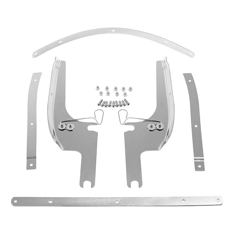 Windshield Windscreen Bracket Kit Fit For Harley Touring Road King 1994-2025 24