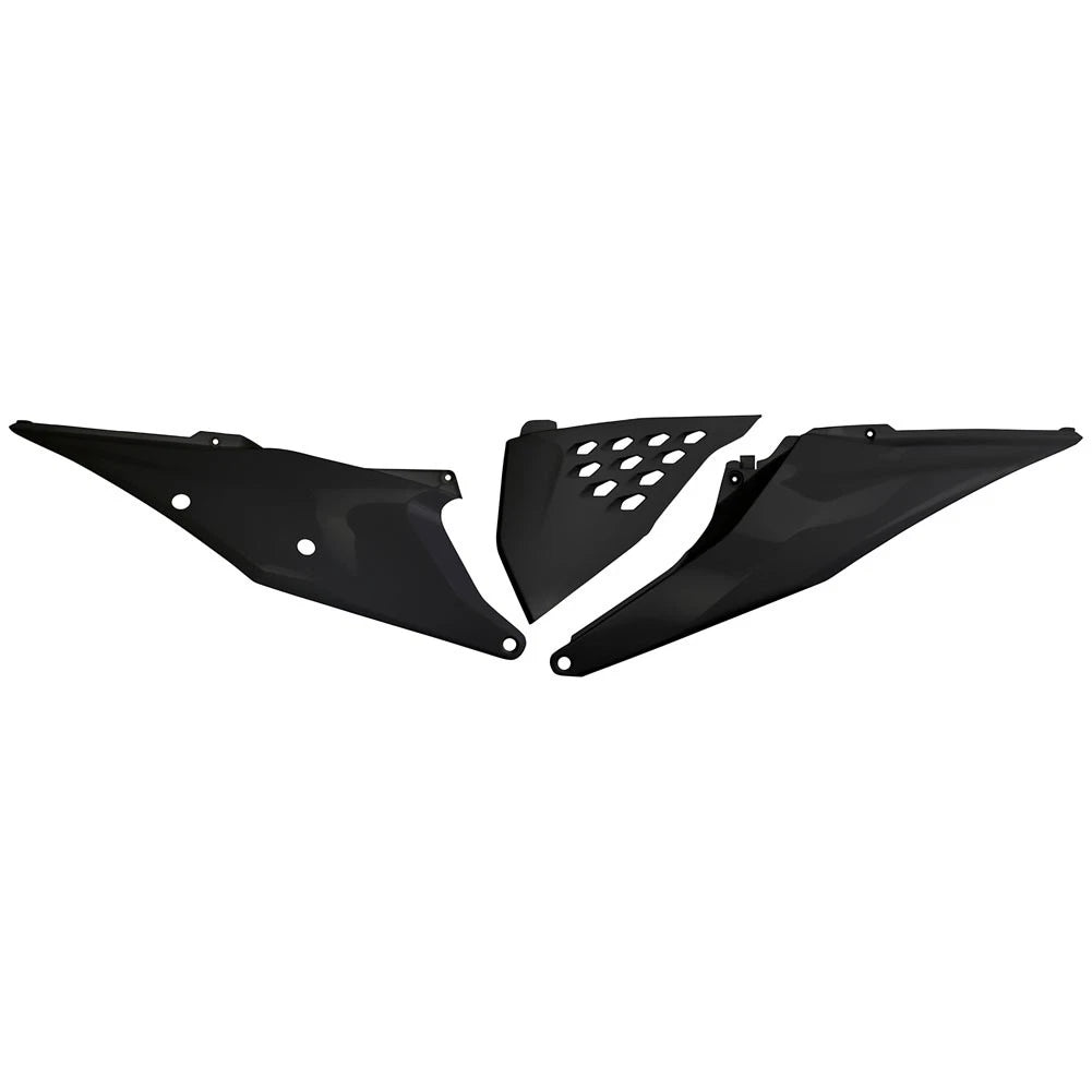 UFO Side Panels Vented Black For KTM 350 XC-F Kailub Russell Edition 2021