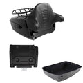 King Trunk Rack Backrest Pad Base Plate Fit For Harley Road Street Glide 2014-26