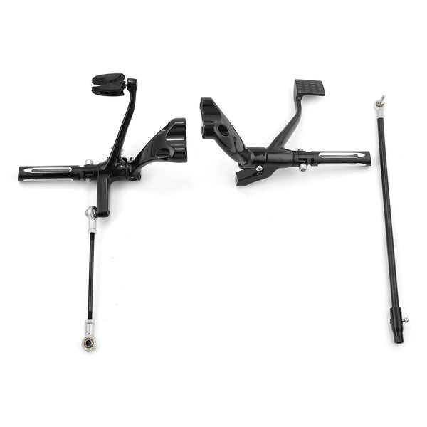 Forward Control Footpegs Pegs Lever Linkage Fit For Sportster 1200 883 2014-2022