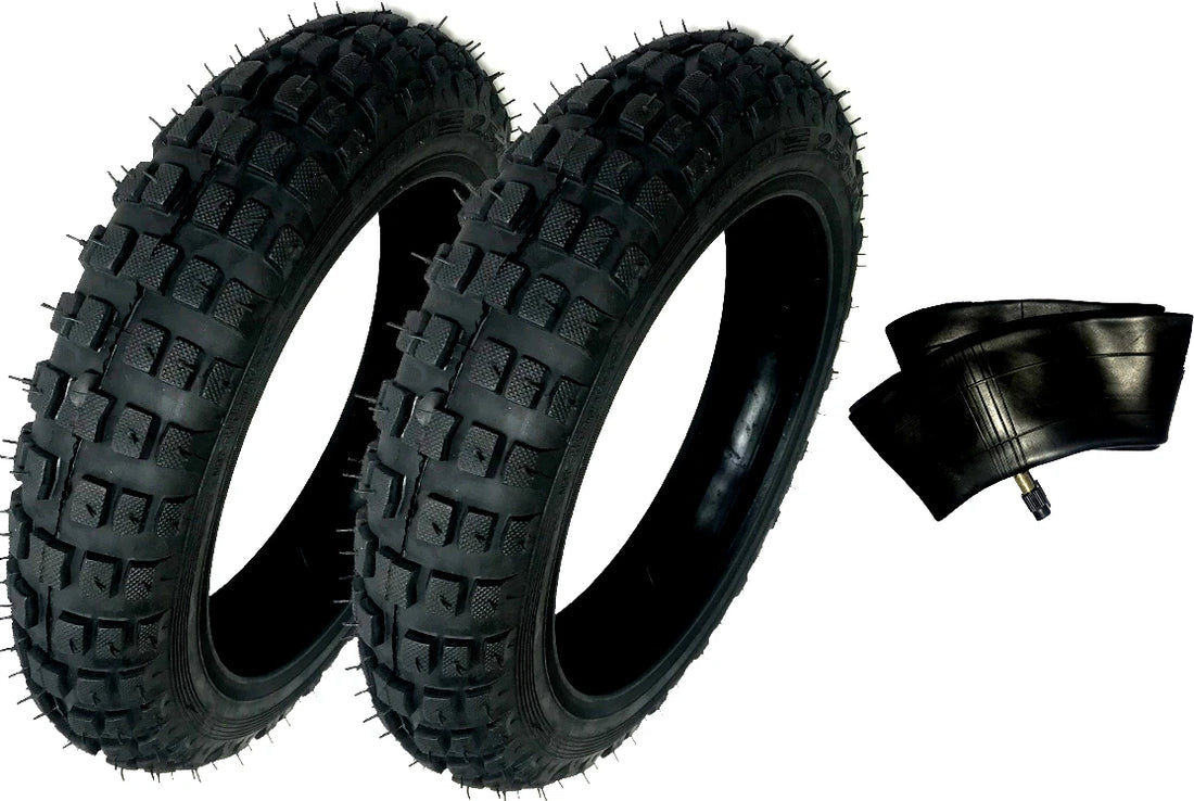 2 HD Tires + 1 Tube 2.50-10 2.50X10 Straight For Honda CRF50 Crf-50 50 50CC