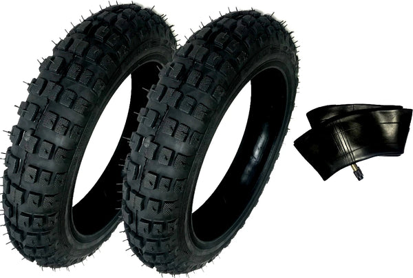 2 HD Tires + 1 Tube 2.50-10 2.50X10 Straight For Honda CRF50 Crf-50 50 50CC