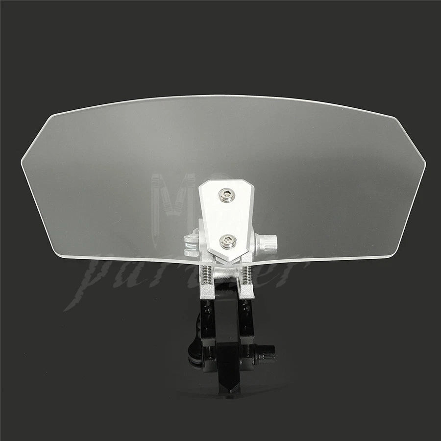 Adjustable Clip On Windshield Extension Spoiler For Honda Yamaha Suzuki Kawasaki
