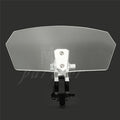 Adjustable Clip On Windshield Extension Spoiler For Honda Yamaha Suzuki Kawasaki