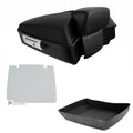 Matte Chopped Trunk Backrest Base Plate Fit For Harley Touring Road King 2014-26