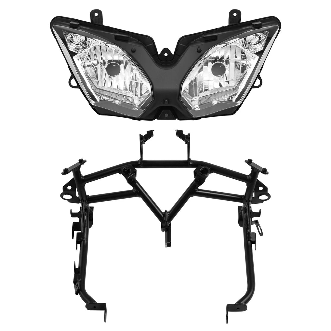 Front Headlight & Upper Fairing Stay Bracket Fit For Kawasaki Ninja 650 17-19 18