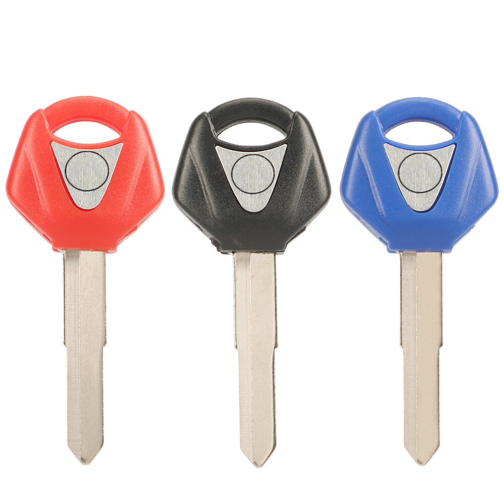 3PCS Motorcycle Uncut Blank Key For Yamaha YZF R1 R6 YZF600 FZ1 FZ6 MT07/09